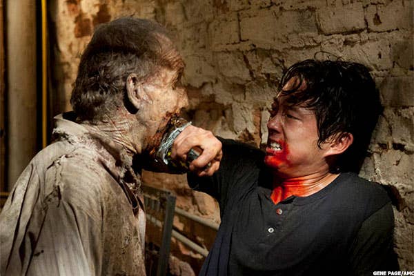Scene from "The Walking Dead"