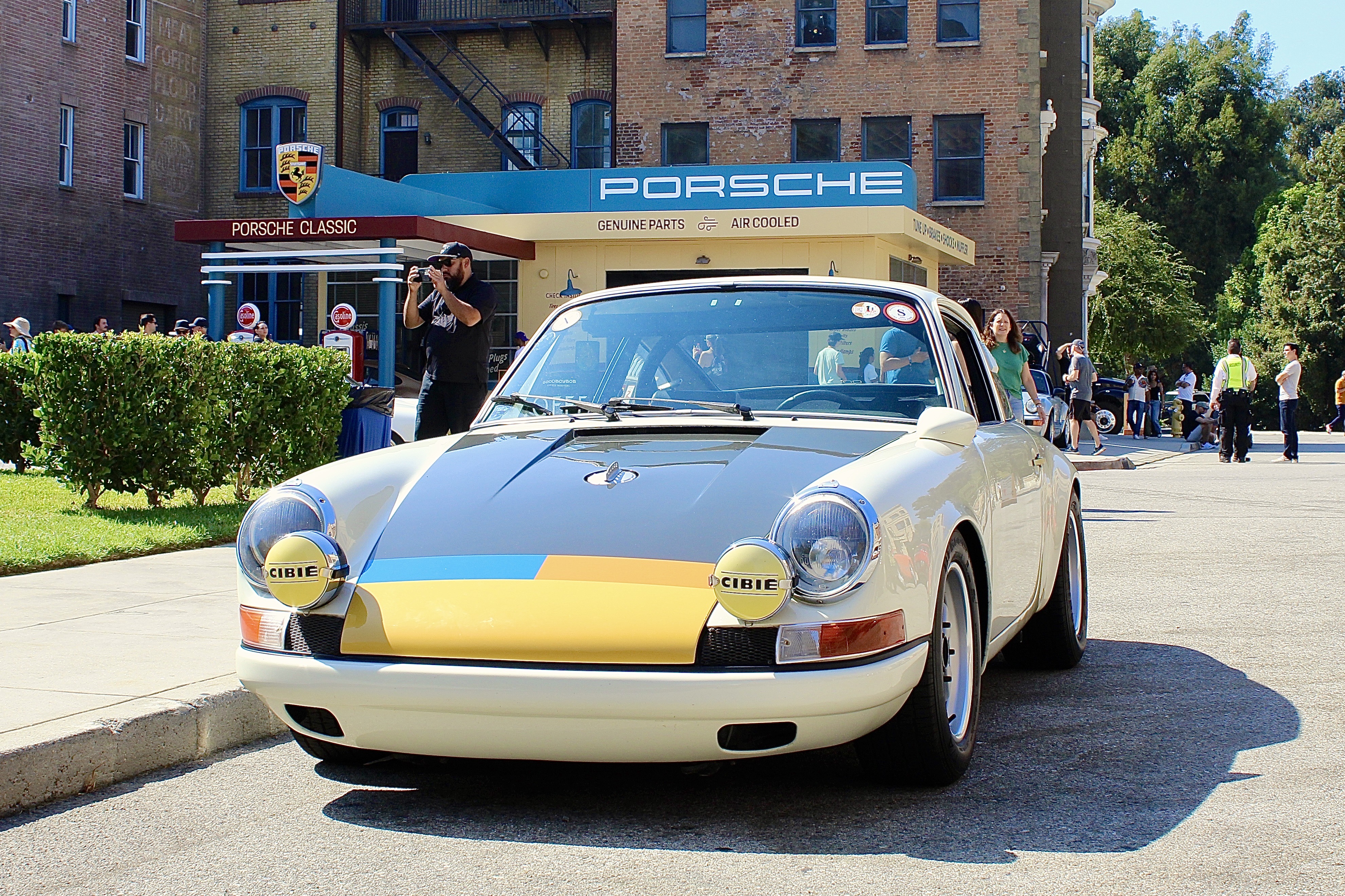 A highly modified Porsche 911 at Luftgekuhlt 10 in 2024