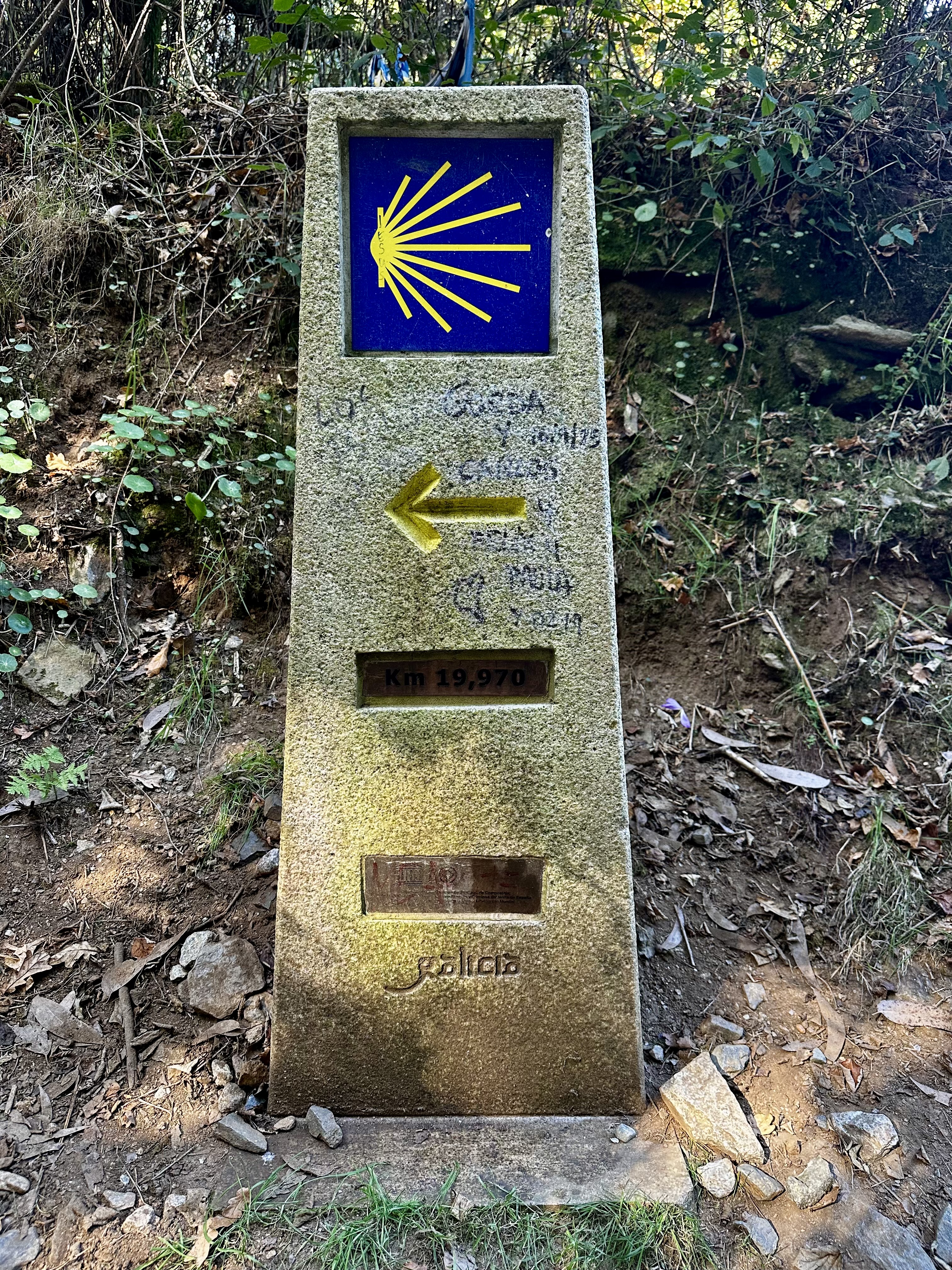 Camino de Santiago Marker